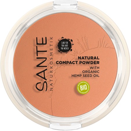 Polvos Compactos Sante tono 03 warm honey