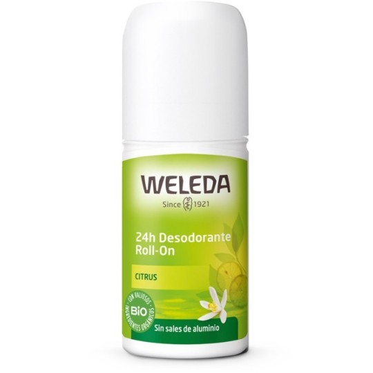 Desodorante Roll-On 24h de Citrus Weleda