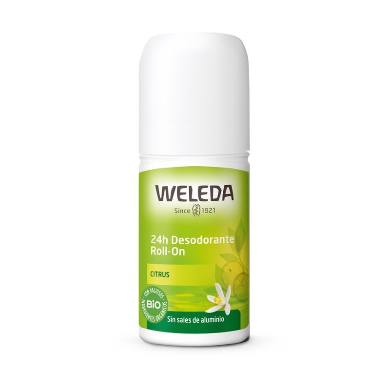 Desodorante Roll-On 24h de Citrus Weleda