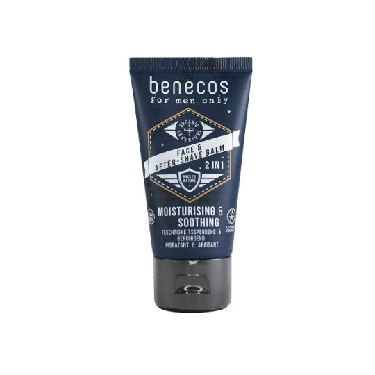 Crema Rostro y Aftershave 2 en 1 Benecos for Men Only